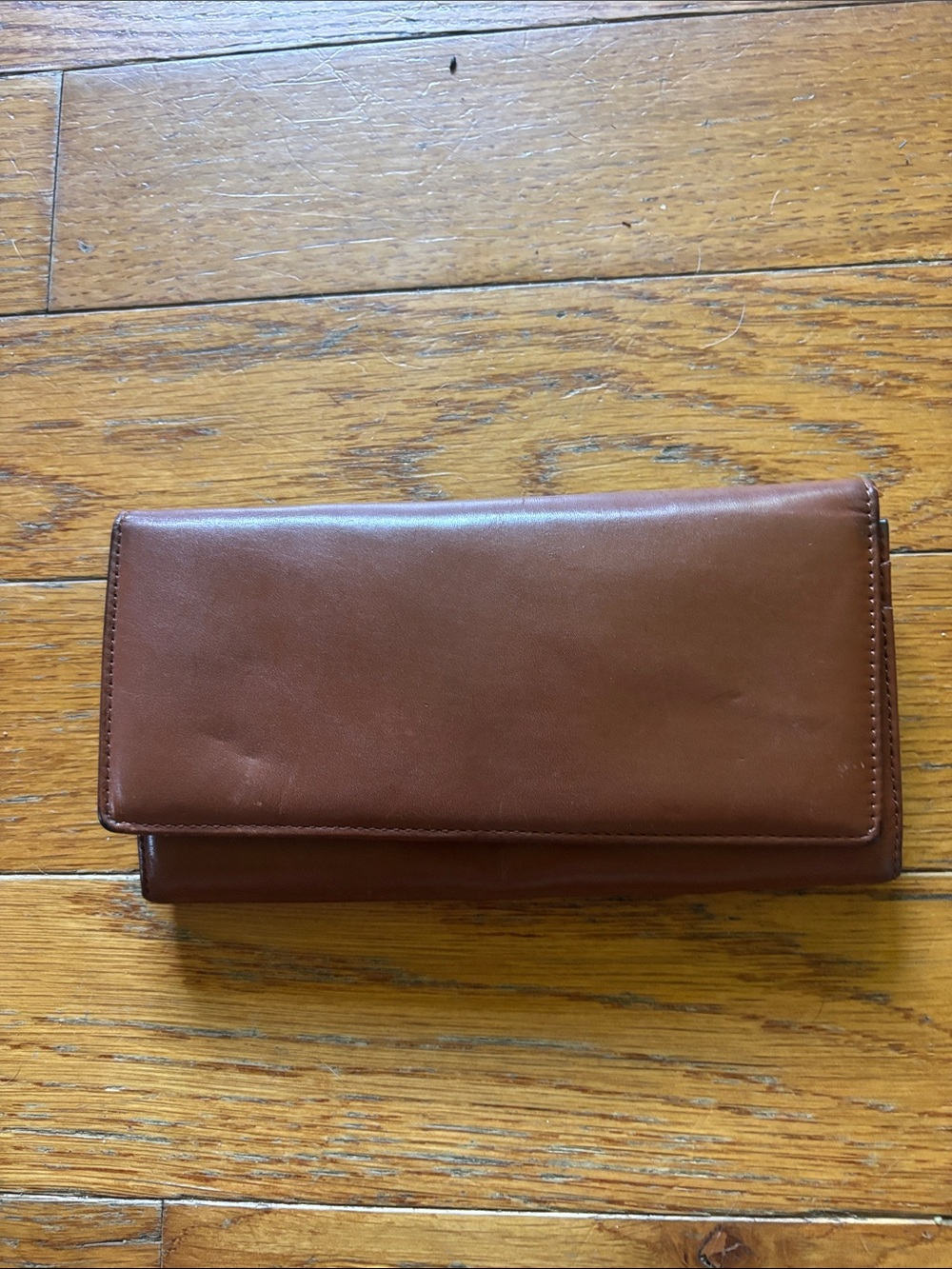 Wilsons Leather Brown Leather Women's Wallet Clutch